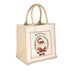Aviator Santa Christmas Jute Bag