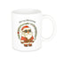 Aviator Santa Christmas Mug