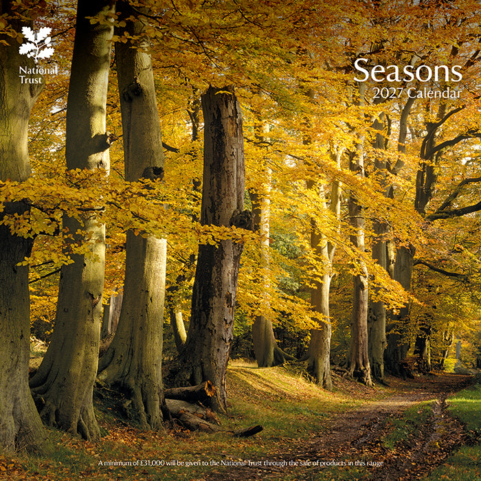National Trust Seasons Wall Calendar 2027