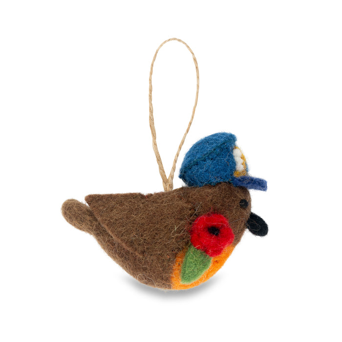 RAF Robin Felt Christmas Decoration