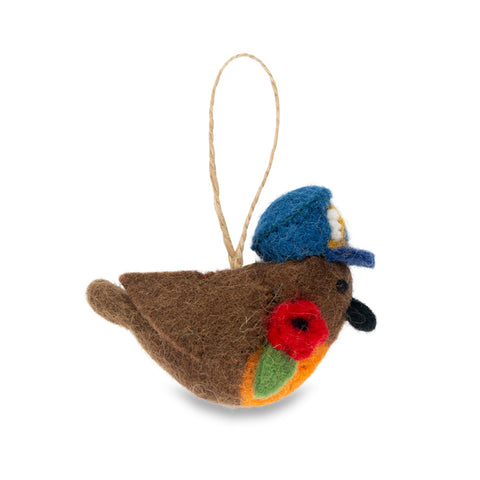 RAF Robin Felt Christmas Decoration