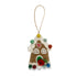 Gingerbread House Felt Christmas Decoration