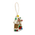 Gingerbread House Felt Christmas Decoration