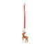 Rudolph with Poppy Enamel Christmas Decoration