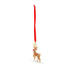 Rudolph with Poppy Enamel Christmas Decoration