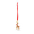 Rudolph with Poppy Enamel Christmas Decoration