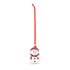 Snowman with Poppy Enamel Christmas Decoration