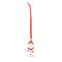 Snowman with Poppy Enamel Christmas Decoration