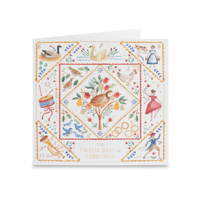 12 Days of Christmas Cards - Pack of 10