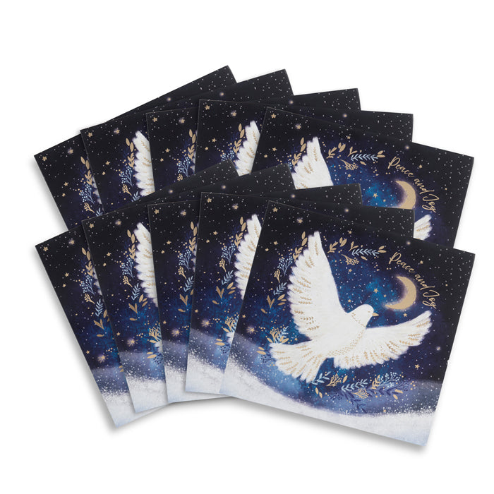Peace Dove Christmas Cards - Pack of 10