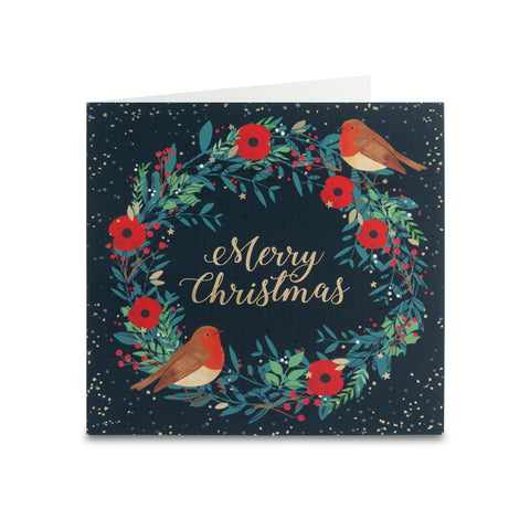 Christmas Wreath Christmas Cards - Pack of 10