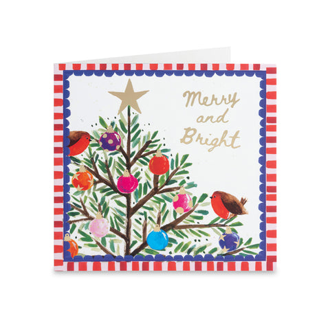 Merry Christmas Star Christmas Cards - Pack of 10