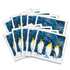 Penguins in the Moonlight Christmas Cards - Pack of 10