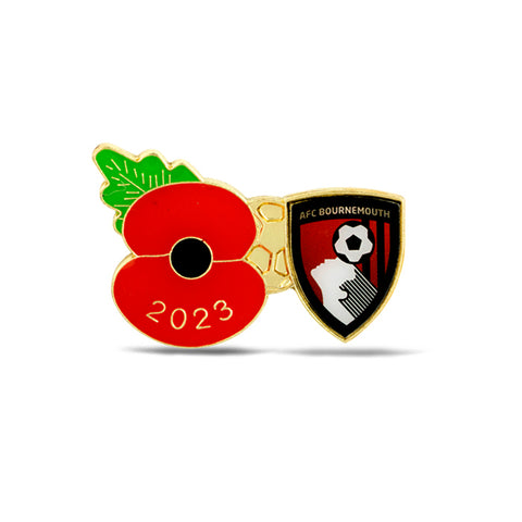 AFC Bournemouth Poppy Football Pin 2023