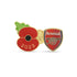 Arsenal Poppy Football Pin 2023