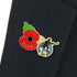 Bristol Rovers Poppy Football Pin 2023