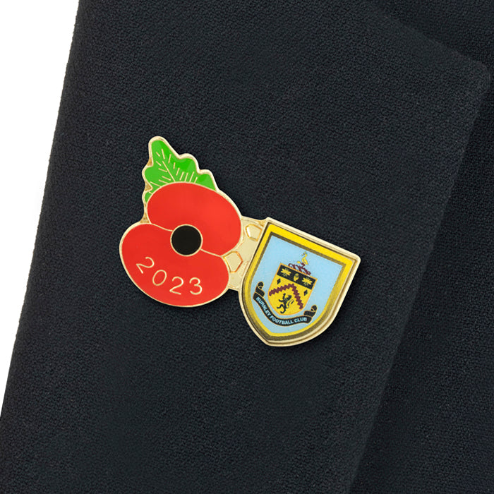 Burnley Poppy Football Pin 2023
