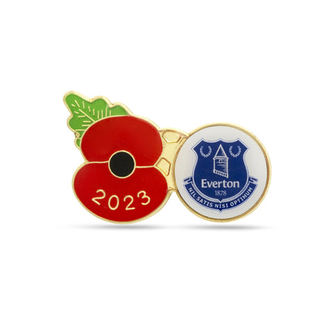 Everton Poppy Football Pin 2023
