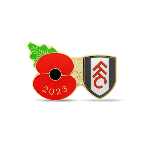 Fulham Poppy Football Pin 2023