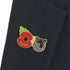 Grimsby Town Poppy Football Pin 2023