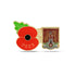 Northampton Town Poppy Football Pin 2023