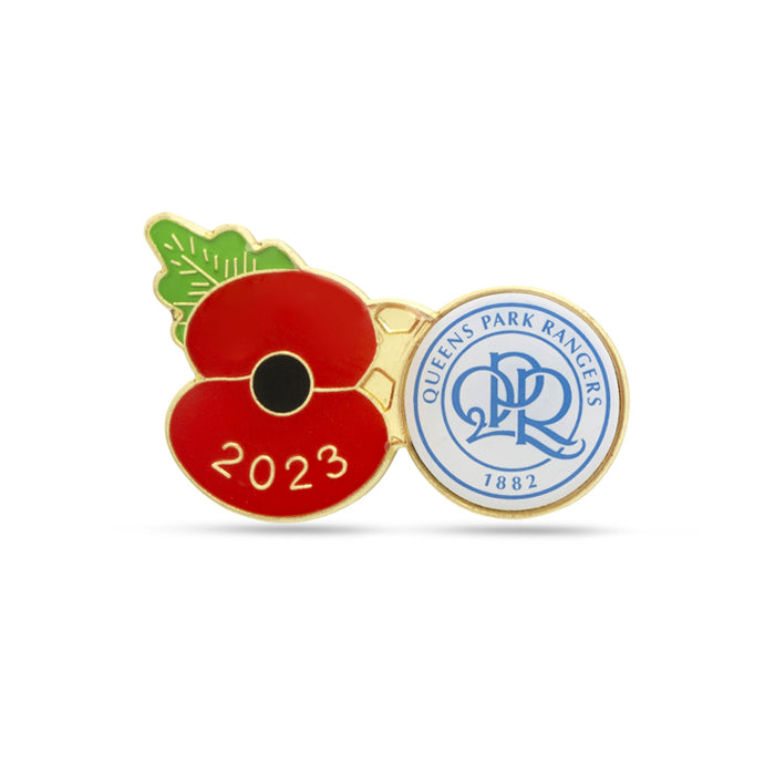 Queens Park Rangers Poppy Football Pin 2023