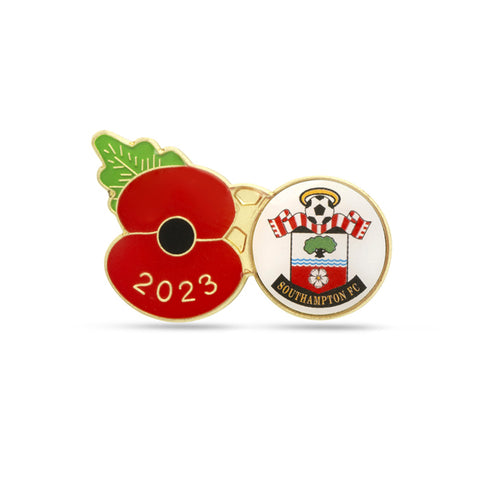 Southampton Poppy Football Pin 2023