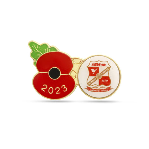 Swindon Town Poppy Football Pin 2023