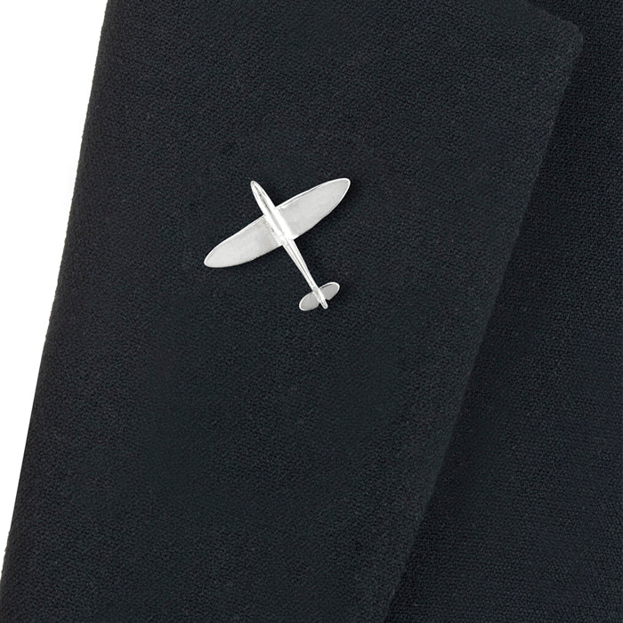 Spitfire Tie Pin for Men, Made with Original Spitfire Fuselage