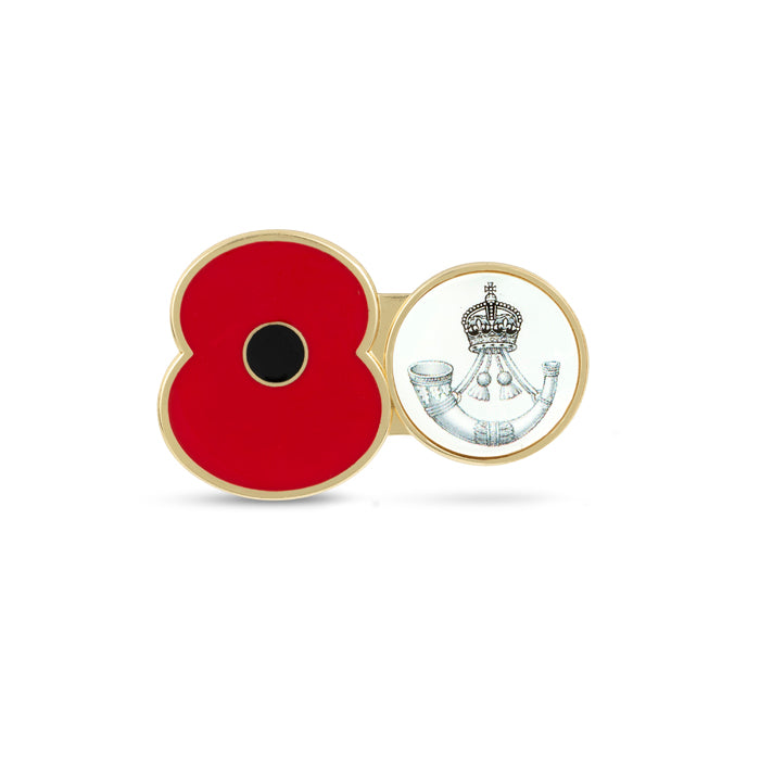 The Rifles Service Poppy Pin