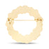 Poppy Wreath Gold Pin Badge