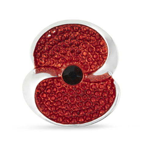 Poppy Swirl Brooch