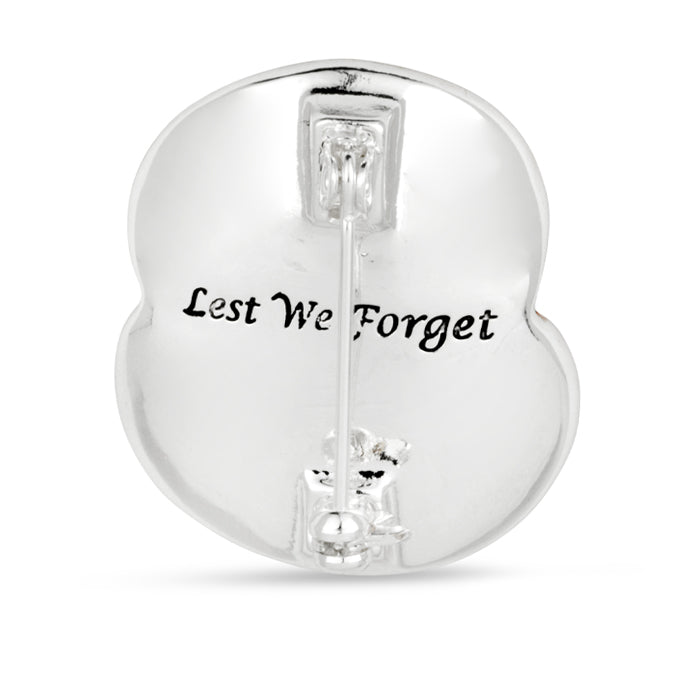 Poppy Crystal Brooch