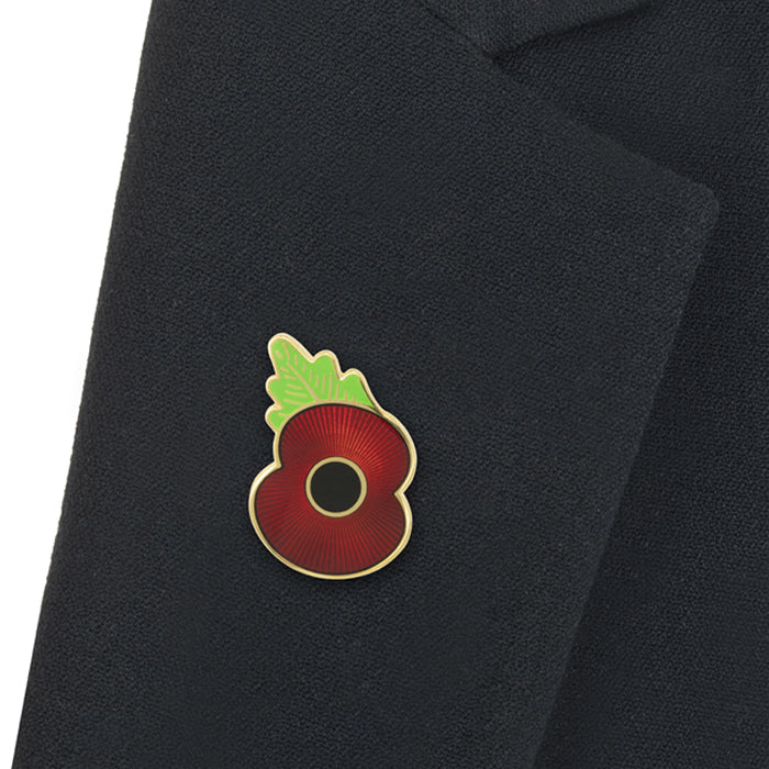 D-Day 80 Poppy Lapel Pin