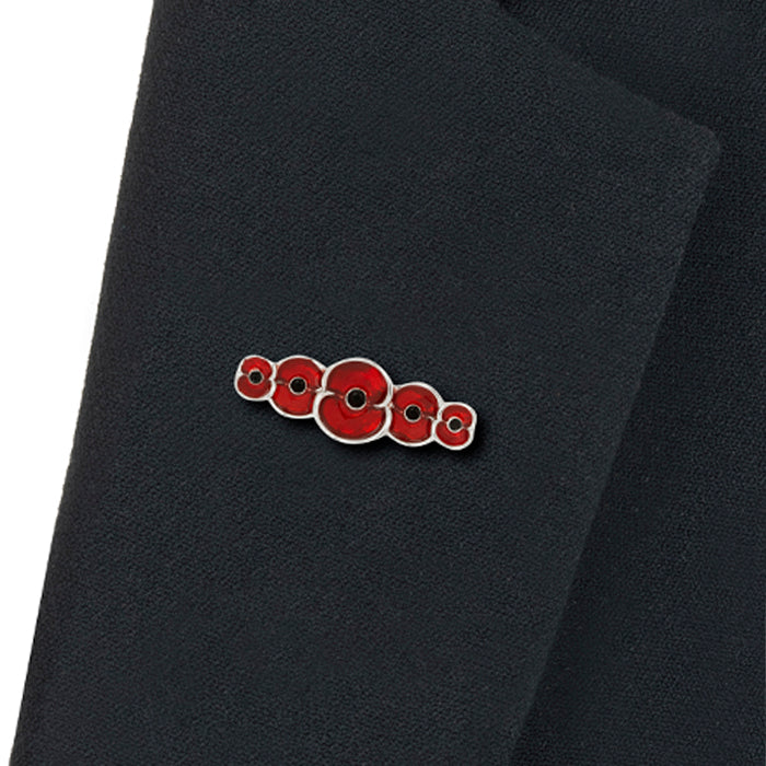 Poppy Bar Pin