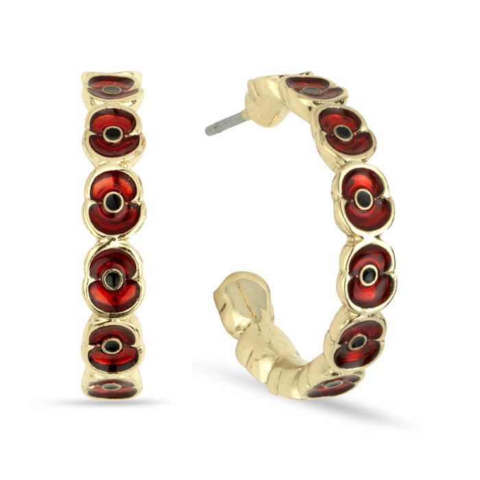 Louis hoop earrings discount