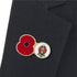 Service Poppy Pin Princess of Wales's Royal Regiment