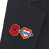 Transport for London 2023 Heart Poppy Lapel Pin