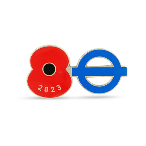 Transport for London 2023 Poppy Lapel Pin