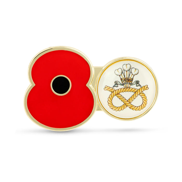 Staffordshire Regiment Service Poppy Pin