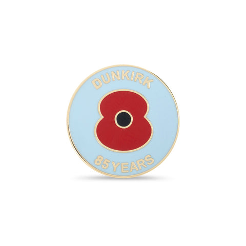 Battle of Dunkirk 85 Years Poppy Pin