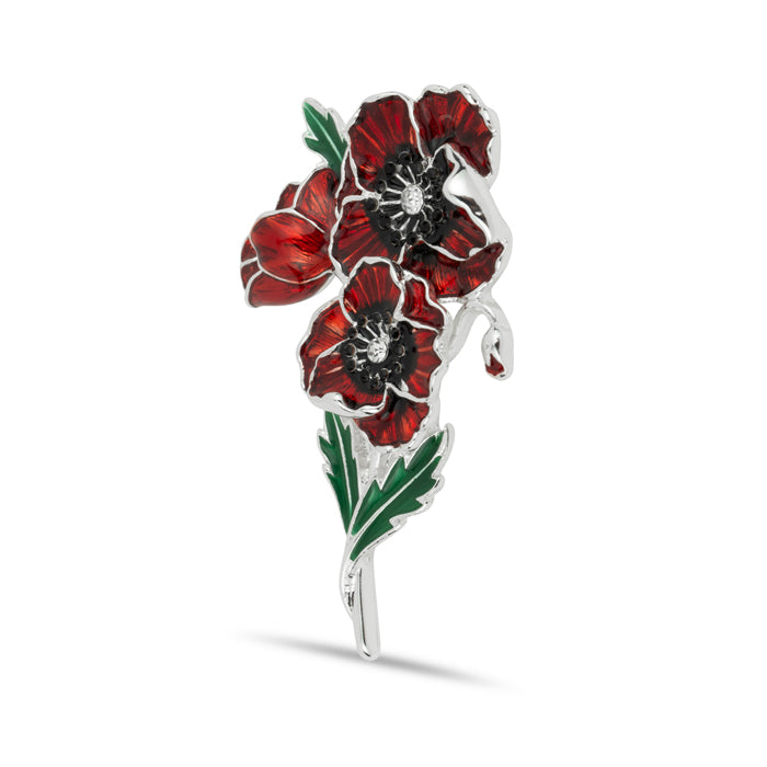 Laurence Llewelyn-Bowen Baroque Poppy Brooch