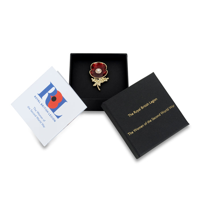 Women of the Second World War Poppy Brooch