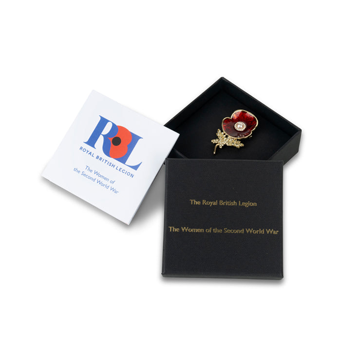 Women of the Second World War Poppy Brooch
