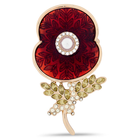 Women of the Second World War Poppy Brooch