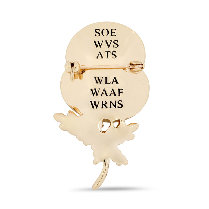 Women of the Second World War Poppy Brooch