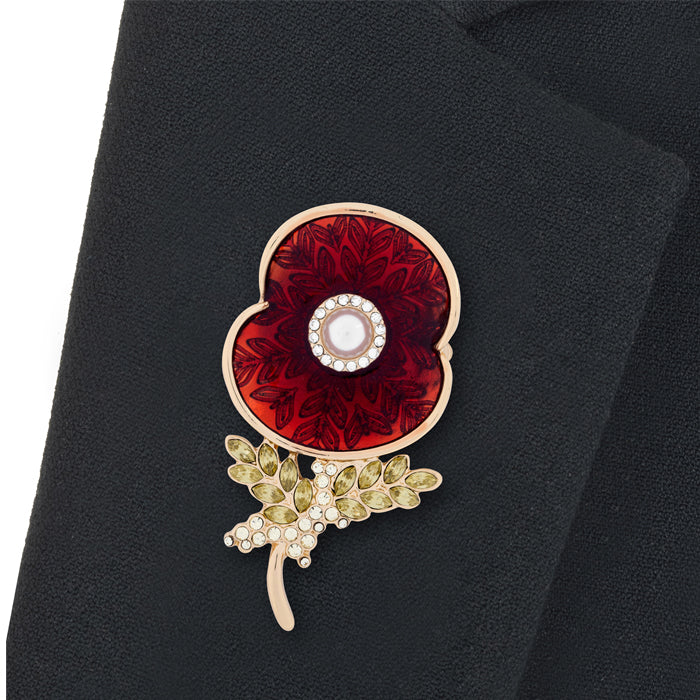 Women of the Second World War Poppy Brooch