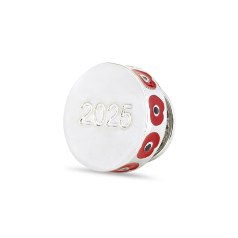 Multi Poppies 2025 Disc Pin