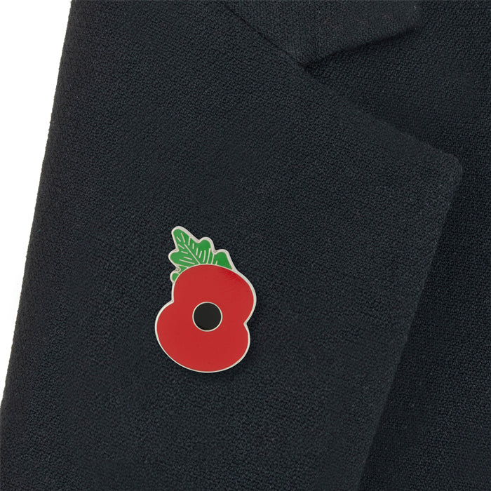 Small Poppy Lapel Pin Event Favours - Pack of 10