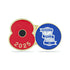 Birmingham City Poppy Football Pin 2025